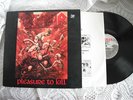 Kreator - Pleasure To Kill - 1986 Combat Noise LP - Vinyl Record Album