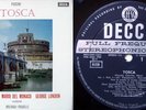 RENATA TEBALDI / Puccini Tosca Complete / UK DECCA FFSS WB-ED1 SXL 2180-1, 2LP