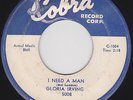 BLUES 45 RPM - GLORIA IRVING on COBRA RECORDS