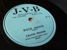CALVIN FRAZIER RARE DETROIT BLUES ON J-V-B RECORDING CO 78 RPM ROCK HOUSE #49