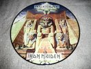 IRON MAIDEN - Powerslave - Rare Original UK 1984 PICTURE DISC promo only LP