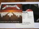 METALLICA Master of Puppets LP MFN WITH TOUR INSERT AC/DC Slayer Megadeth UK