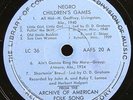 LIBRARY OF CONGRESS NEGRO CHILDREN'S GAMES ARCHIVE OF AMERICAN FOLK SONG AAFS 20