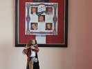 JETHRO TULL,STATUE OF IAN ANDERSON OFJETHRO TULL  &  FRAMED AUTOGRAPH PROGRAM