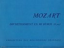 DF 45 - PASQUIER TRIO - MOZART DIVERTIMENTO (DIVERTISSEMENT) - DISCOPHILES