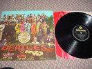 THE BEATLES Sgt Pepper’s 1st PRESS UK 1967 Black &Yellow STEREO LP WITH INNER