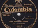 Rare Prewar Blues 78 Columbia 14320 Peg Leg Howell Rock and Gravel V+