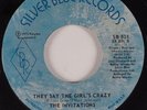 70s/Sweet Soul 45 INVITATIONS They Say The Girl's Crazy SILVER BLUE HEAR NM