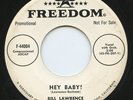 Rare Rockabilly 45 - Bill Lawrence - Hey Baby - Promo - Mint Minus - LISTEN