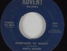 Funk Jazz 45 ANITA MOORE & TSU JAZZ ENS. Compared to What? ADVENT HEAR