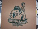 Less than jake GNV FLA limited TO 50 screen printed cover 20 year anniversary LP