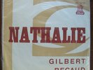 GILBERT BECAUD Nathalie TOP RARE URUGUAY DIFF & unique COVER