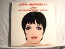 LIZA MINNELLI LIVE AT CARNEGIE HALL- ANDY WARHOL ART COVER- 2 LP SET- NM