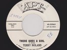 '62 TEEN R&R TERRY NOLAND There Goes A Girl/Long Gone Baby APT HEAR BOTH NOW