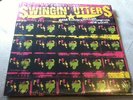 SWINGIN' UTTERS Dead Flowers Bottles Bluegrass LP YELLOW VINYL rare + stickers