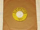 SUN Get Rhythm/I Walk The Line Johnny Cash & Tennessee Two 45 rpm Record 1956 VG