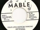 MONSTER MODERN SOUL - IKE STRONG - Your love keeps me dancing - US MABLE EX/EX+