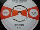 JOE HAYWOOD - Warm & Tender Love / I Would If I Could - 7