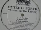 MYTEE G. POETIC - COM'N WIT NUFF RUFFNESS  RARE RANDOM RAP