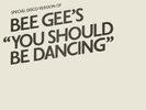 BEE GEES-YOU SHOULD BE DANCING **ONE SIDED RSO PROMO -NM**