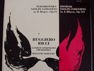 RUGGIERO RICCI - TCHAIKOVSKY, DVORAK  Violin Concerto- London BLUE BACK CS 6215