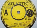 BOOKER T AND MGs Be My Lady / Red Beans and Rice UK ATLANTIC DEMO NEAR MINT