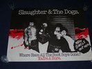 SLAUGHTER & THE DOGS WHERE HAVE ALL THE BOOT BOYS GONE PROMO POSTER (SEX PISTOLS