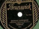 Kansas City Stompers Shanghai Honeymoon, Good Feelin Blues Brunswick 7091 78 rpm
