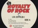Rare Rock Radio Show LP - Led Zeppelin I - Royalty of Rock