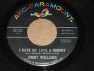 NORTHERN SOUL, JIMMY WILLIAMS. I GAVE MY LOVE A CHERRY  /  THE HALF MAN.