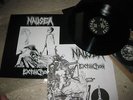 NAUSEA -extinction 1ST ISSUE U.S PRESS LP GATEFOLD +BOOKLET axegrinder