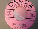 Ray Scott Northern Soul 45 The Real Thing /Can't Get Over Losing You DJ Promo M-