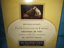 #BLP 1008 GIOCONDA DE VITO MENDELSSOHN VIOLIN CONCERTO PHILHARMONIA SARGENT MINT