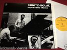 LEE KONITZ & MARTIAL SOLAL TRIO IMPRESSIVE ROME '68 CAMPI JAPAN LP Daniel Humair