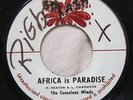RARE Africa Is Paradise - The Conscious Minds - Label: Splash EX
