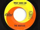 Beatles Nowhere Man What Goes On Capitol 5587 With RARE Starkey Credit NEAR MINT