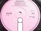 FREE   FIRE AND WATER ** 1970 UK 1st Pink ISLAND LP