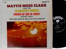 MATTIE MOSS CLARK and the CLESIASTIC SOUNDS LP Church of God of Christ SAVOY
