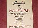 1943 CAB CALLOWAY BRUNSWICK 4 RECORDS COLLECTORS' SERIES MINNIE THE MOOCHER +