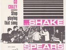 SHAKE SPEARS I'll Go Crazy RARE Rhodesia FREAKBEAT mod Gene Latter M- DENMARK 45