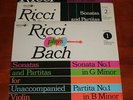 RUGGIERO RICCI BACH SOLO VIOLIN DECCA 3LPS