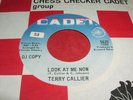 TERRY CALLIER Look At Me Now 45 Rare Northern Soul NM- Orig Cadet Promo