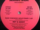 HOT & SASSY - MAKE YOUR BODY MOVE TONITE - RARE FUNK BOOGIE 12
