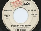 Rare Garage 45- The Seeds - Pushin' Too Hard- Crescendo # GNP 372x - Promo