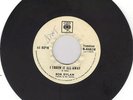 BOB DYLAN I THREW IT ALL AWAY DRIFTER'S ESCAPE PROMO COPY PHILIPPINES 