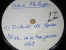 EP-45t- annie philippe - test pressing  ticket de quai -1966 riviera