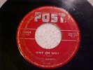 THE HAWKS (RARE 1954 R&B DOO WOP)   WHY OH WHY   POST