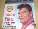 Ritchie Valens Rare Del Fi Records WLP 4 Track EP 45 With PS La Bamba Donna Etc.