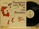 JOAN BAEZ DIAMONDS AND RUST IN THE BULLRING GOLD CASTLE OG 1989 TAS PROMO LP M-