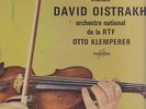 DAVID OISTRAKH , KLEMPERER , RTF - BRAHMS , CONCERTO -COLUMBIA SAXF -  EX minus